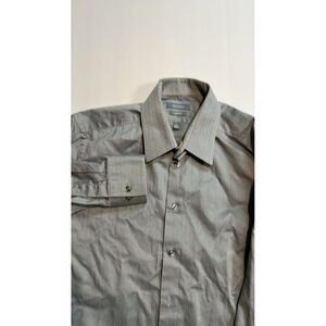 Gray Madison‎ Shirt, Size L Slim Fit, Long Sleeve Button Down